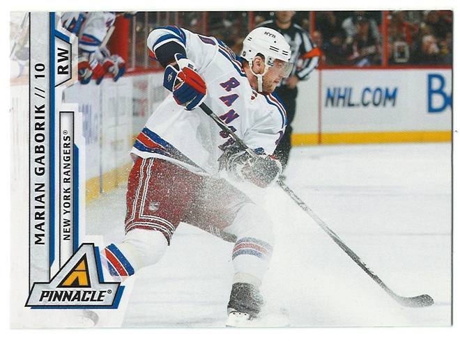 10-11 Panini Pinnacle #72 Marian Gaborik