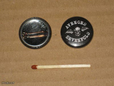 Avanged Sevenfold rintanappi 1" (k2)