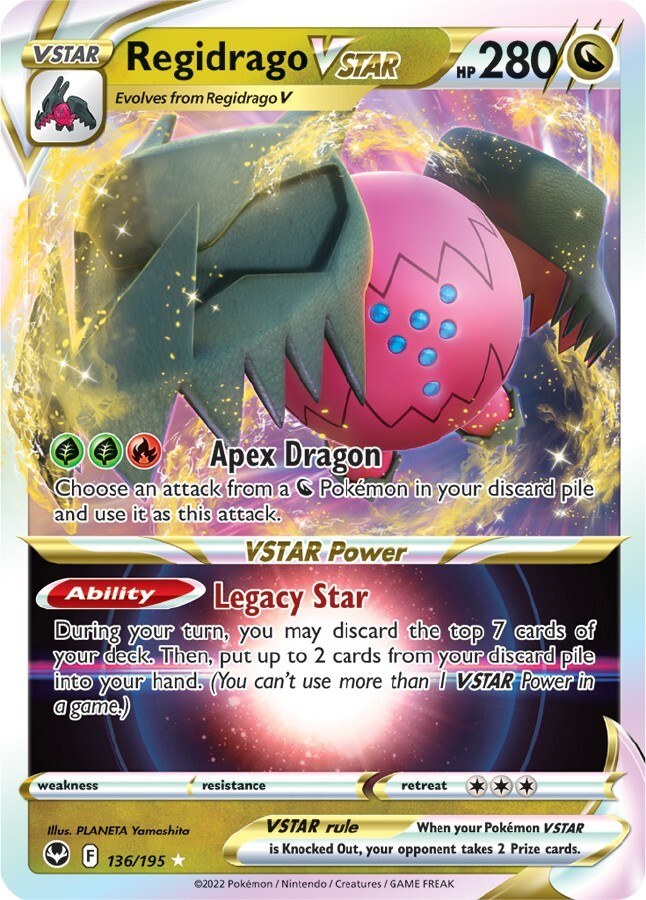 Regidrago VSTAR 136/195 - Silver Tempest - NM/M