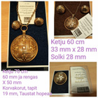 KALEVALA HANNUNVAAKUNA,  riipus ja korvakorut - pikkukuva 2