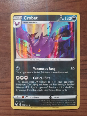 Pokemon Crobat 105/195 Holo rare