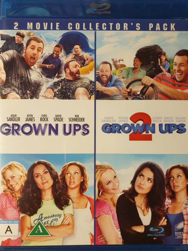 OIKEESTI AIKUISET 1&2 / GROWN UPS 1&2 BLU-RAY