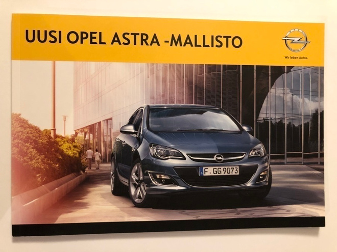 Myyntiesite - Opel Astra  - 9/2012