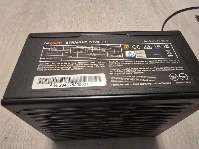 be quiet! Straight Power 11 850W – täysmodulaarinen 80+ Gold