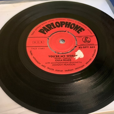 CILLA BLACK: You’re My World * Suffer Now I Must *FIN 1964