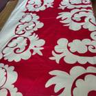 Marimekko Samovaari kangas 193 x 141 fuksia/valkoinen - pikkukuva 1