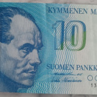 Suomen Pankki 10 mk seteli 1986 - pikkukuva 1