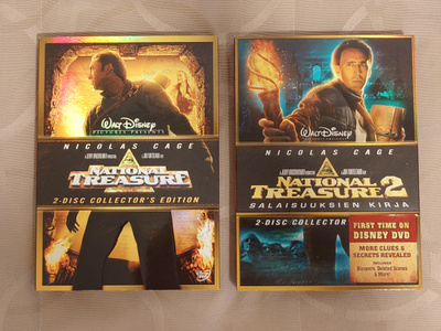 National Treasure 1 & 2 (2 elokuvaa) (DVD)