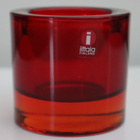 Wanha punainen IITTALA KIVI kynttilälyhty - pikkukuva 2