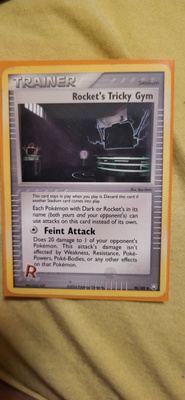 Rocket's Tricky Gym 90/109 - Ex Team Rocket Returns card