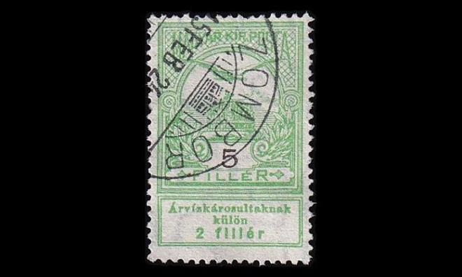 Unkari 131 o Itä-Banatian tulva-apu 5+2 f (1913)