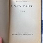 Kaarlo Sarkia: Unen kaivo. 1936. 1.p. - pikkukuva 2