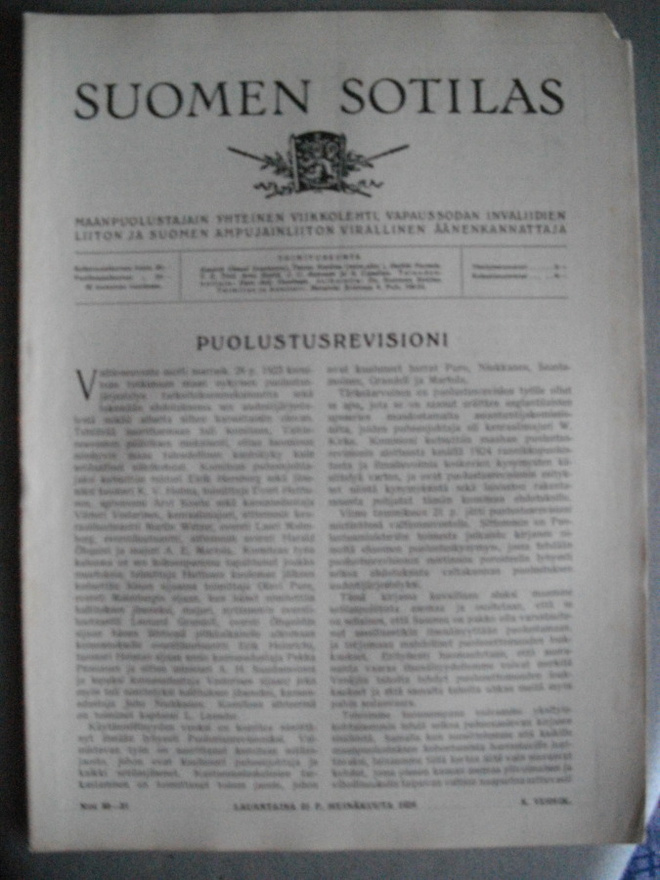 Suomen Sotilas Nro 30-31/1926 (15.3)