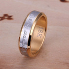 40 .. 18K Forever Love Gold Couple .. Sormus - pikkukuva 1