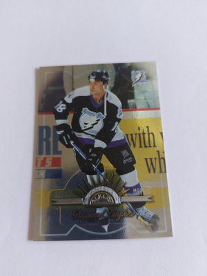 1997-98 Leaf Fractal Matrix #103 Daymond Langkow SX /500