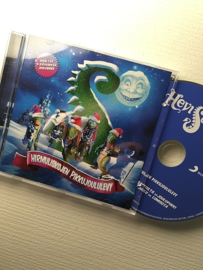 Hevisaurus - hirmuliskojen pikkujoululevy CD