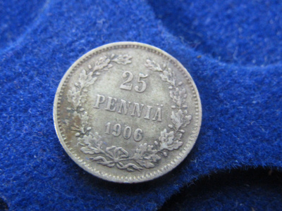 25 penniä 1906