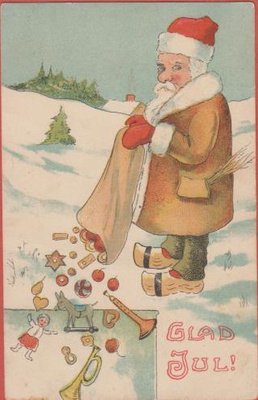 Pukilla lahjasäkki - kulk np v 1908