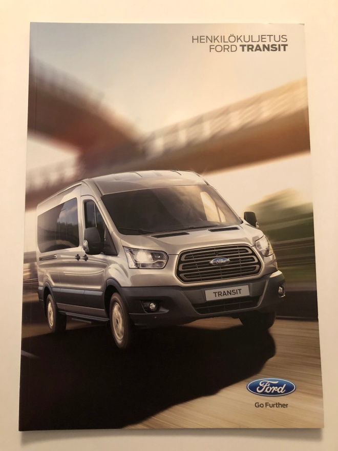 Myyntiesite - Ford Transit henkilökuljetus - 10/2015