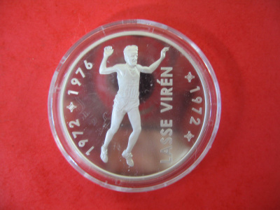 Lasse Viren Suomen Olympiasankarit - hopeamitali