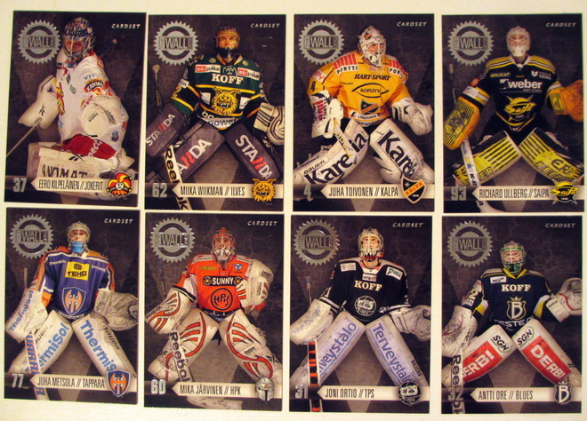 Cardset 2012-13 The Wall 2012 kortteja