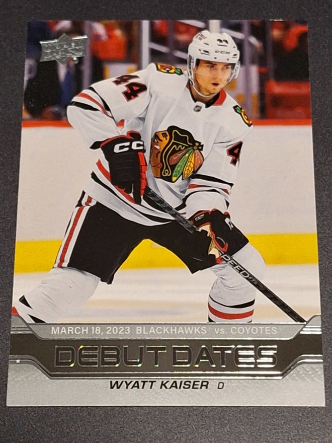 2023-24 Upper Deck Series 1 Debut Dates ×3