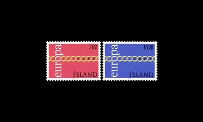 Islanti 451-2 ** Europa (1971)