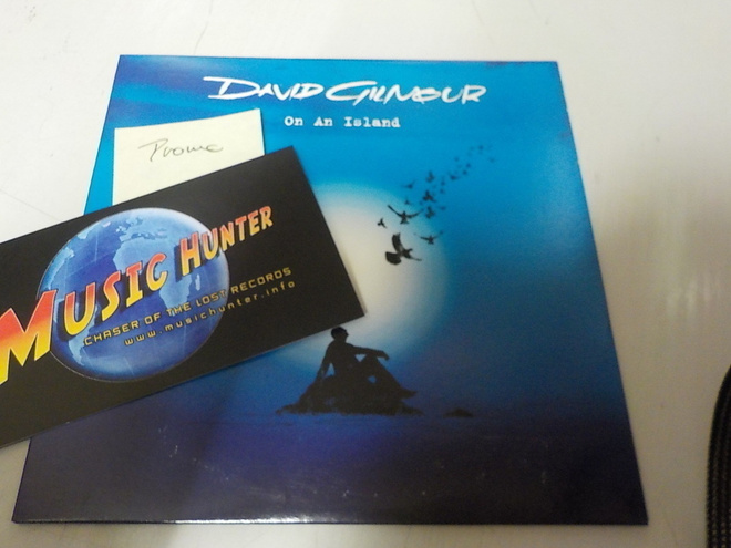 DAVID GILMOUR - ON AN ISLAND PROMO CDS