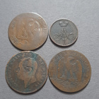 Kolikkosetti 4kpl,1855,1855,1861,1861 - pikkukuva 2