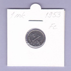1 mk v.1953 Fe KM#36 - pikkukuva 1