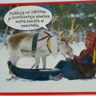 PORO JA LAPINMIES-KULKEMATON POSTIKORTTI - pikkukuva 1