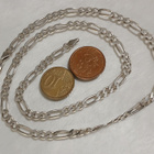 51cm- Hopea Solid Figaro Link Chain kaulakoru 925 - pikkukuva 5
