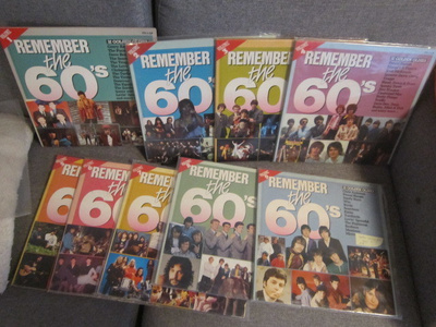 V/A Remember The 60's vol 1-9 -  koko sarja 9 x 2LP