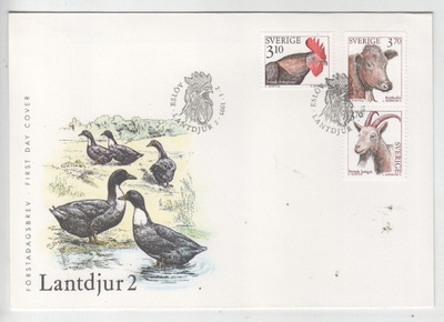 Ruotsi FDC 1995 Kotieläimiä