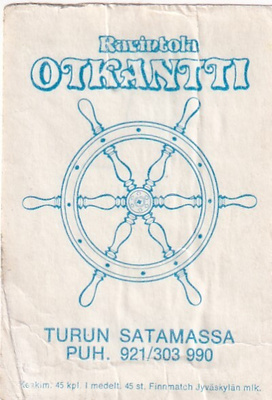 Turku, Ravintola Oktantti, satamassa¨¨ , s78