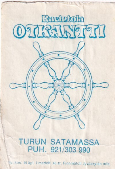 Turku, Ravintola Oktantti, satamassa¨¨ , s78