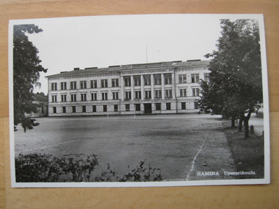 VANHA Postikortti Hamina 1950-l Alkup. Mallikappale