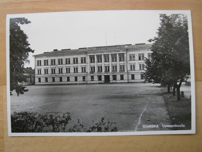VANHA Postikortti Hamina 1950-l Alkup. Mallikappale