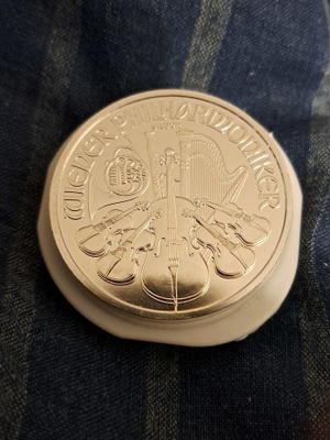 1 Oz, 2012 Wiener Philharmoniker 1,5e Hopeakolikko