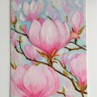 "Magnolia" - 2-os. POSTIKORTTI Kulkematon - pikkukuva 1