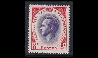 Monaco 507 * Käyttösarja Rainier III 8 Fr (1955)