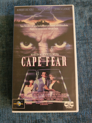 CAPE FEAR ( 1991 ) VHS ESSELTE VIDEO.