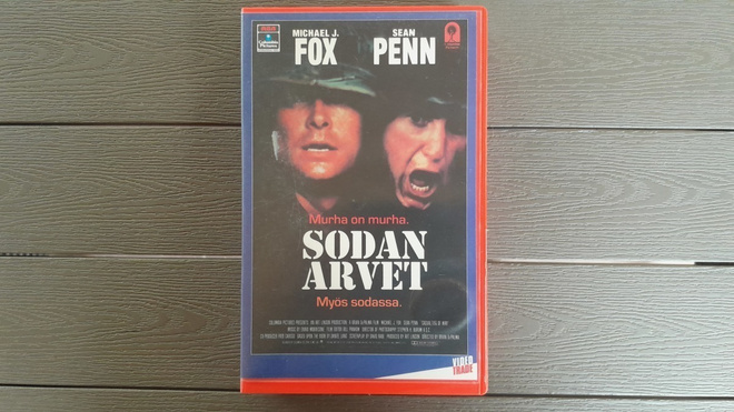 VHS: Sodan Arvet (Michael J. Fox, Sean Penn 1989)