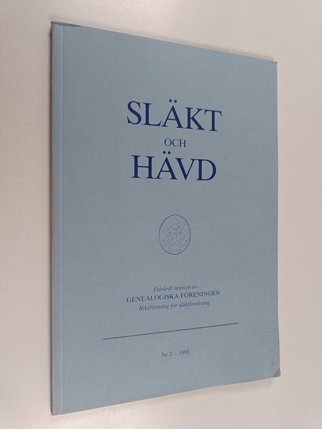 Mats Sjökvist : Släkt och hävd Nr. 2