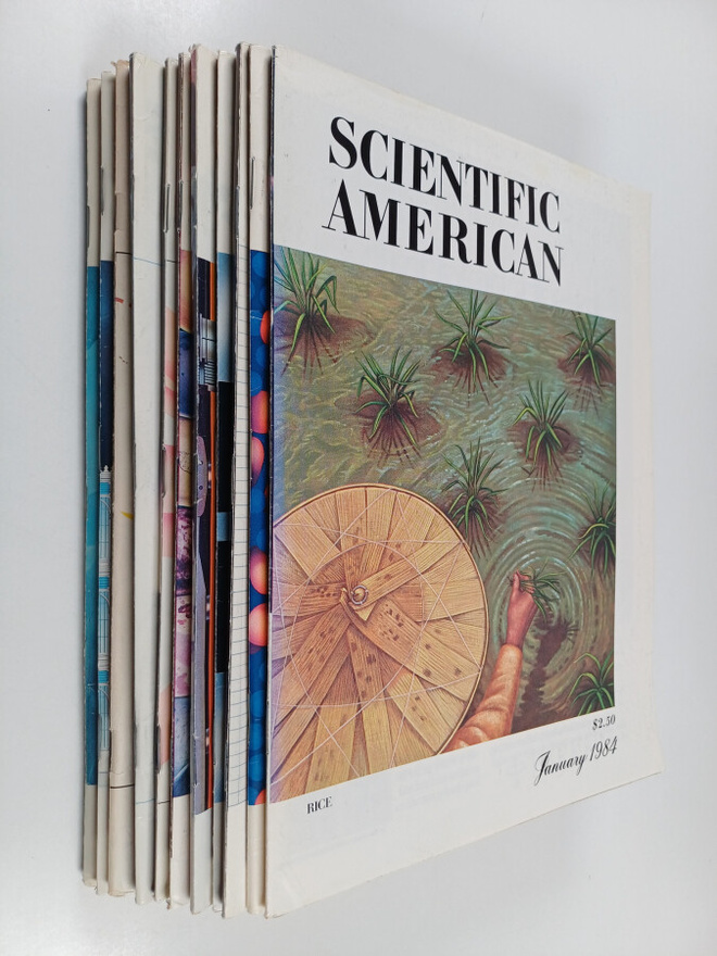 Scientific american vuosikerta 1984 (1-11, ei joulukuuta)