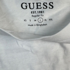 GUESS miesten T-paita, valkoinen, musta logo, koko L – uusi - pikkukuva 3