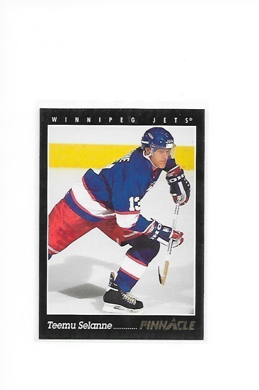 1993-94 Pinnacle #4 Teemu Selänne Winnipeg Jets