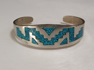 Vintage Design rannekoru rannerengas alpakka 60 luvulta