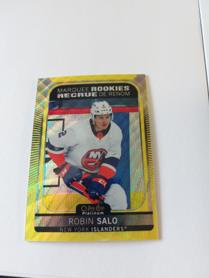 2021-22 OPC Platinum Neon Yellow Surge #294 Robin Salo MR