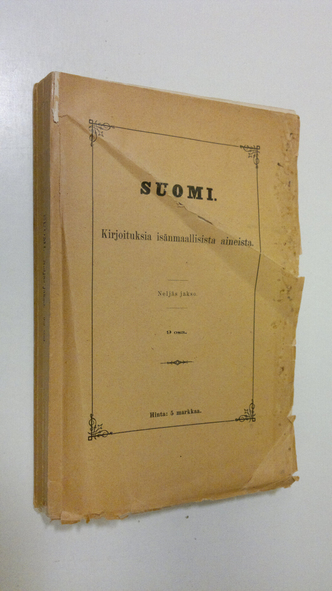 F. A. Ym. Hästesko : Suomi : Kirjoituksia isänmaallisista...